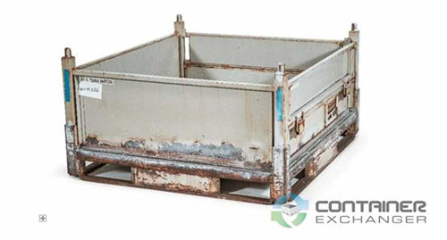 container exchanger metal bin