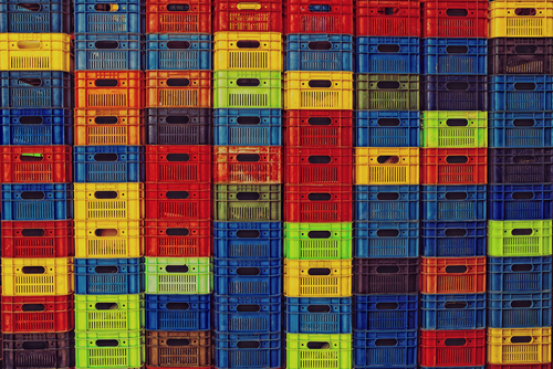 plastic boxes for markets