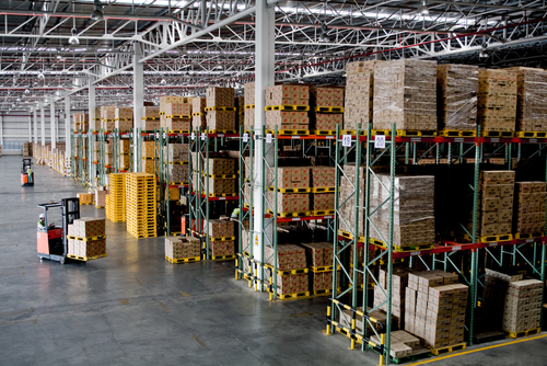 large modern warehouse