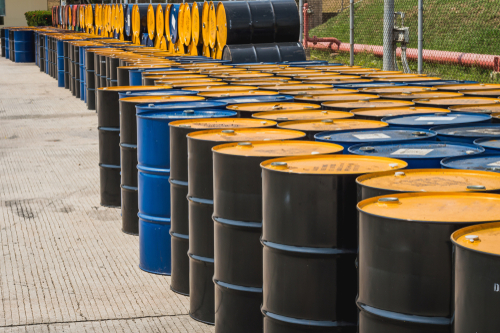 55 gallon oil drums