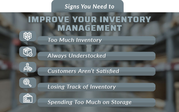 signs inventory management needs improvement graphic