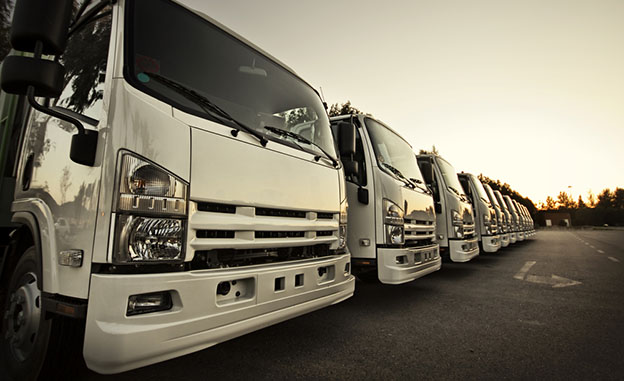 front end fleet of trucks