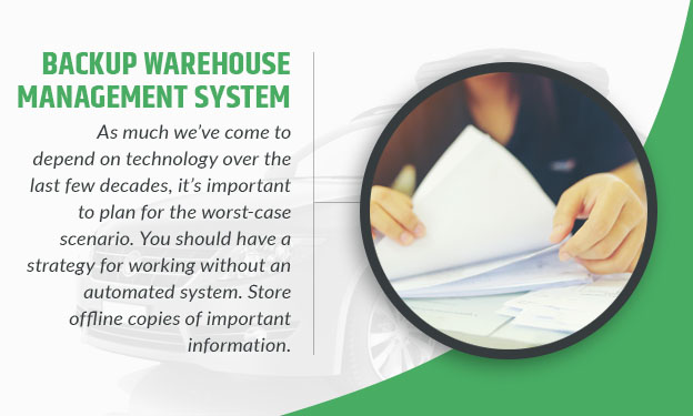 Backup Warehouse Management System graphic