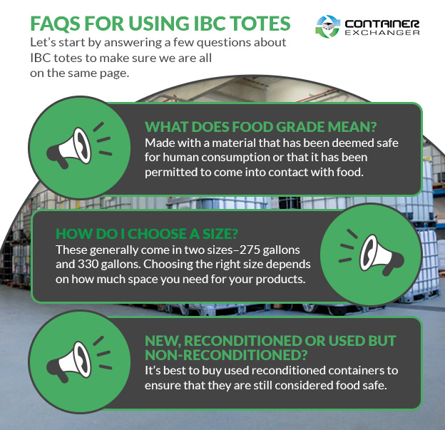 FAQs for Using IBC Totes