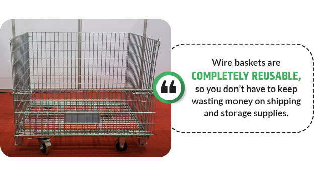 wire baskets are reusable quote