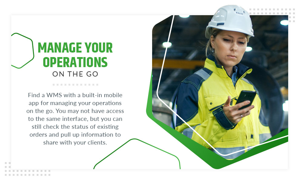 manage operations mobile app