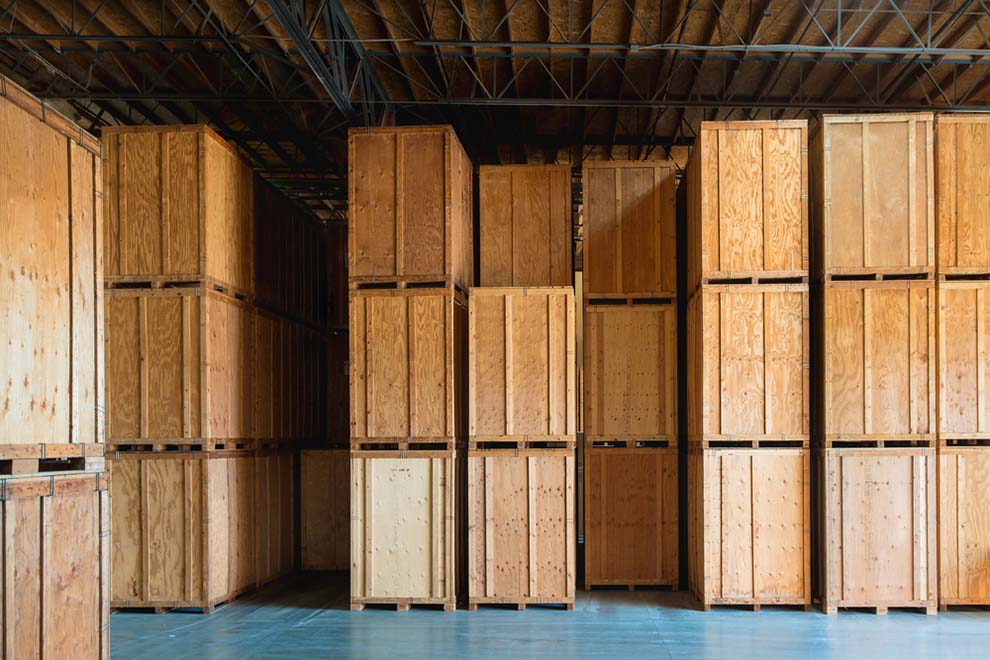 Warehouse with Custom Crates