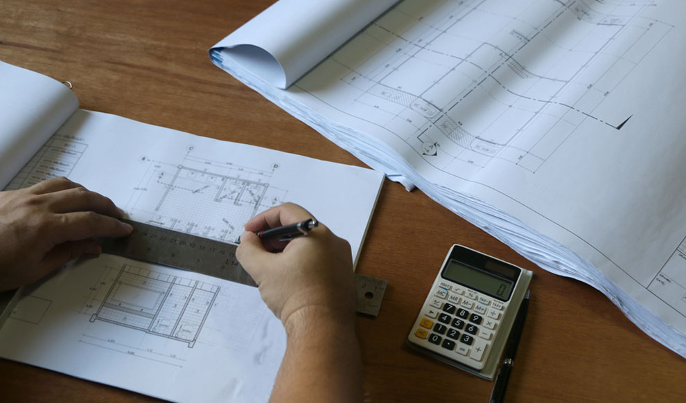 reviewing and measuring blueprints