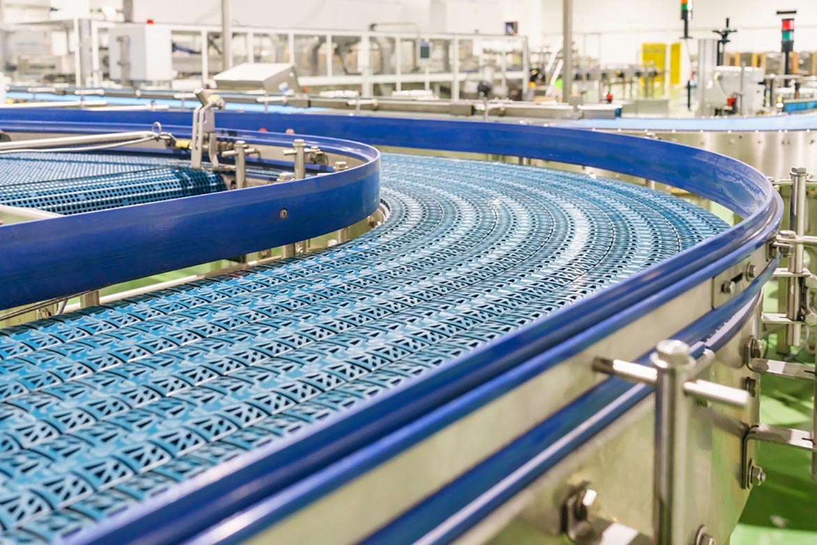 conveyor belt for mass production