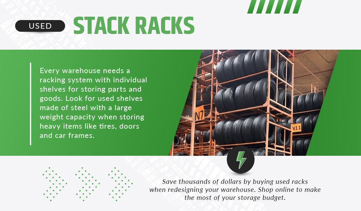 shop for used stack racks