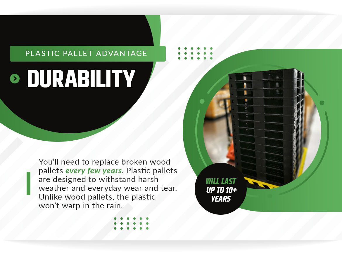 plastic pallet advantage durability