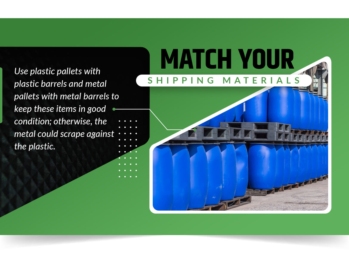 match your shipping materials